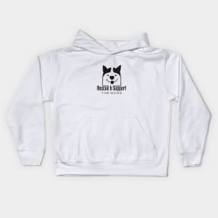 Rescue And Support Dogs Kids Hoodie